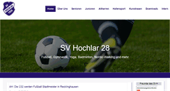 Desktop Screenshot of hochlar28.de