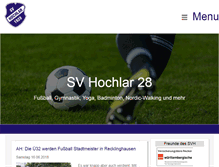 Tablet Screenshot of hochlar28.de